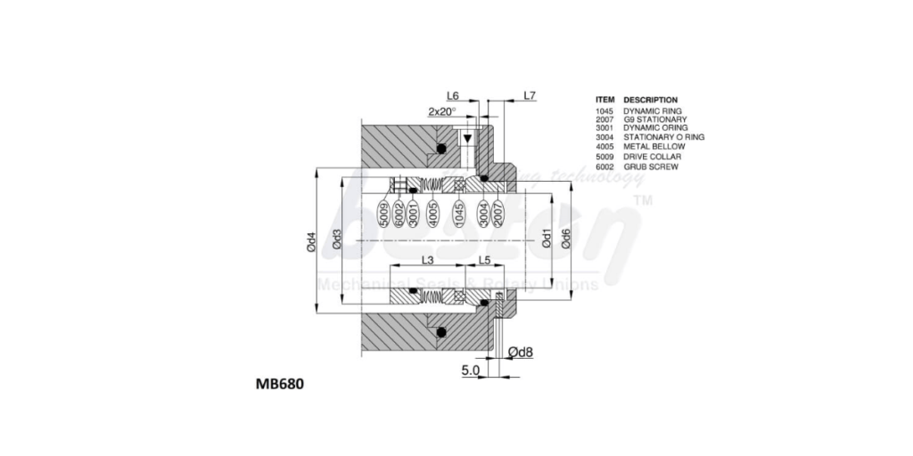 Metal Bellow Mechanical Seals Manufacturer